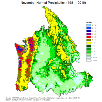 Mean Precipitation Map