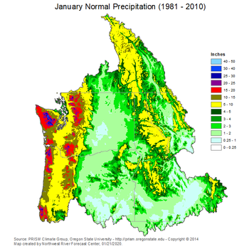 Mean Precipitation Map