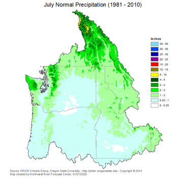 Mean Precipitation Map