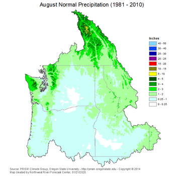 Mean Precipitation Map