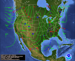 Day 5 (Friday): Forecast Surface Map