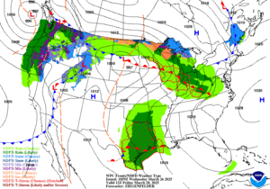 Day 3 (Friday): Forecast Surface Map