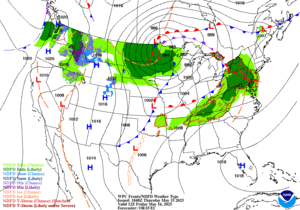 Day 2 (Friday): Forecast Surface Map