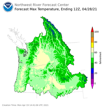 Day 9 Max Temperature Forecast Day 9 Max Temperature Forecast
