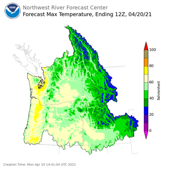 Day 1 Max Temperature Forecast Day 1 Max Temperature Forecast