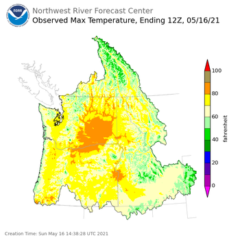 24 Max Temp Observation 24 Max Temp Observation