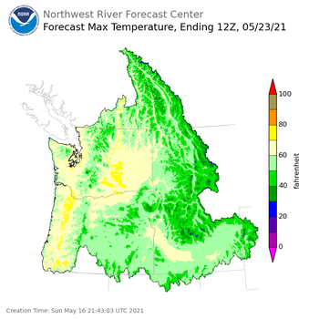 Day 7 Max Temperature Forecast Day 7 Max Temperature Forecast