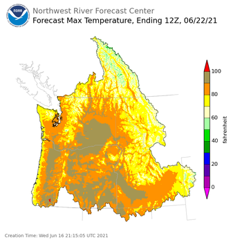 Day 6 Max Temperature Forecast Day 6 Max Temperature Forecast
