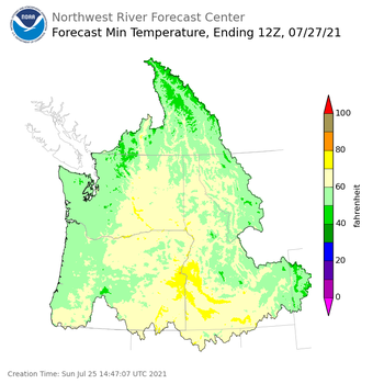 Day 2 Min Temperature Forecast Day 2 Min Temperature Forecast