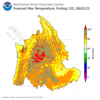 Day 7 Max Temperature Forecast Day 7 Max Temperature Forecast