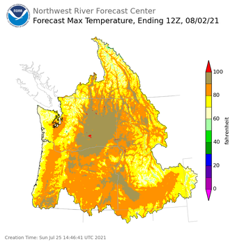 Day 8 Max Temperature Forecast Day 8 Max Temperature Forecast