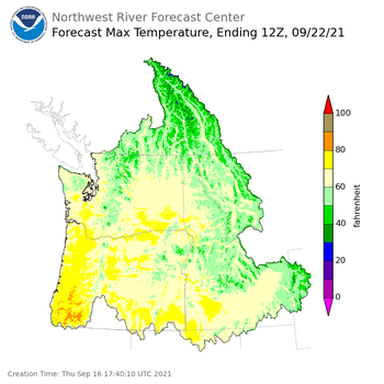 Day 6 Max Temperature Forecast Day 6 Max Temperature Forecast