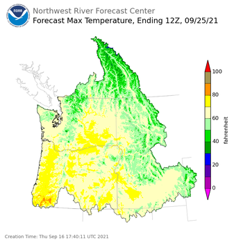 Day 9 Max Temperature Forecast Day 9 Max Temperature Forecast