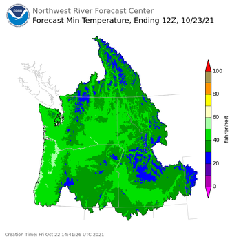 24 Hour Min Temp Forecast 24 Hour Min Temp Forecast