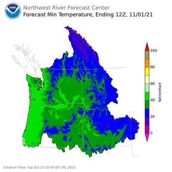 Day 9 Min Temperature Forecast Day 9 Min Temperature Forecast