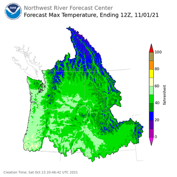 Day 9 Max Temperature Forecast Day 9 Max Temperature Forecast