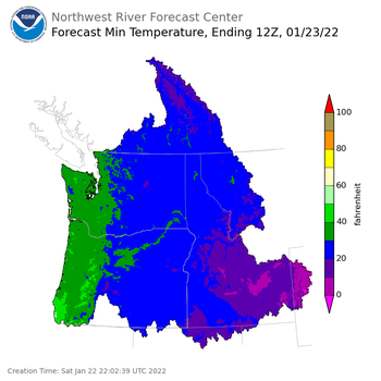 Day 1 Min Temperature Forecast Day 1 Min Temperature Forecast