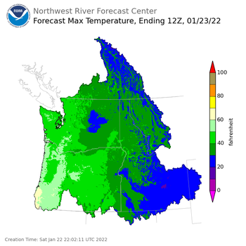 Day 1 Max Temperature Forecast Day 1 Max Temperature Forecast