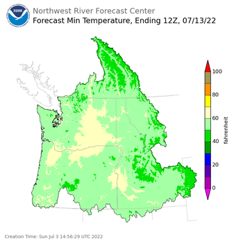 Day 10 Min Temperature Forecast Day 10 Min Temperature Forecast