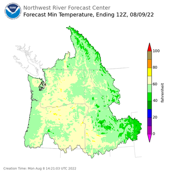 24 Hour Min Temp Forecast 24 Hour Min Temp Forecast
