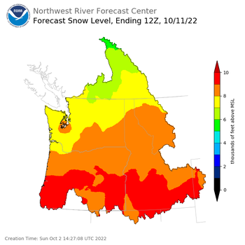 Day 9 Snow Level Forecast (5am) Day 9 Snow Level Forecast (5am)