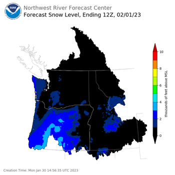 Day2 Snow Level Forecast (4am) Day2 Snow Level Forecast (4am)
