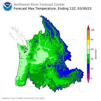 Day 6 Max Temperature Forecast Day 6 Max Temperature Forecast