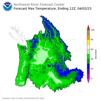 Day 9 Max Temperature Forecast Day 9 Max Temperature Forecast