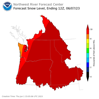 Day 6 Snow Level Forecast (5am) Day 6 Snow Level Forecast (5am)