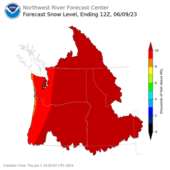 Day 8 Snow Level Forecast (5am) Day 8 Snow Level Forecast (5am)