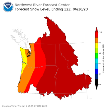 Day 9 Snow Level Forecast (5am) Day 9 Snow Level Forecast (5am)