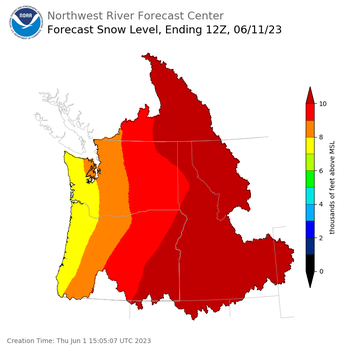 Day 10 Snow Level Forecast (5am) Day 10 Snow Level Forecast (5am)