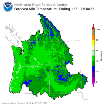 Day 6 Min Temperature Forecast Day 6 Min Temperature Forecast
