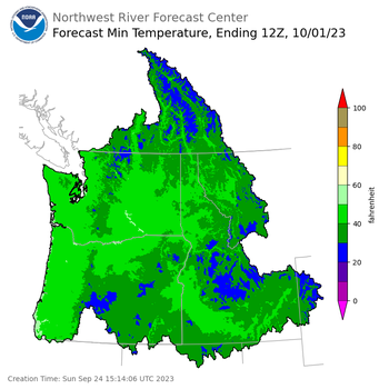 Day 7 Min Temperature Forecast Day 7 Min Temperature Forecast