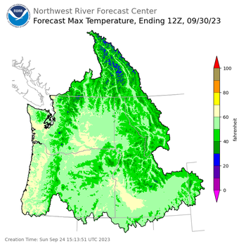 Day 6 Max Temperature Forecast Day 6 Max Temperature Forecast
