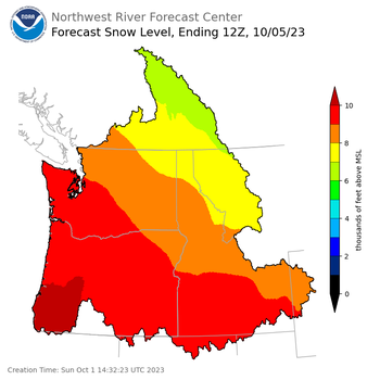Day 4 Snow Level Forecast (5am) Day 4 Snow Level Forecast (5am)
