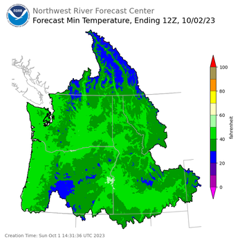 Day 1 Min Temp Forecast Day 1 Min Temp Forecast