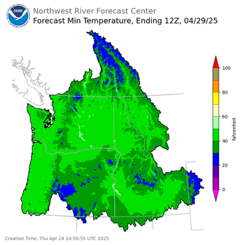 Day 5 Min Temperature Forecast Day 5 Min Temperature Forecast