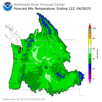 Day 4 Min Temperature Forecast Day 4 Min Temperature Forecast