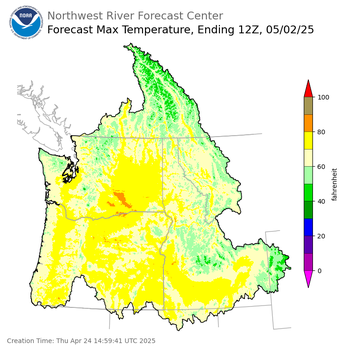 Day 8 Max Temperature Forecast Day 8 Max Temperature Forecast