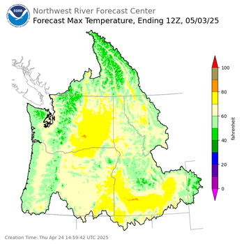 Day 9 Max Temperature Forecast Day 9 Max Temperature Forecast