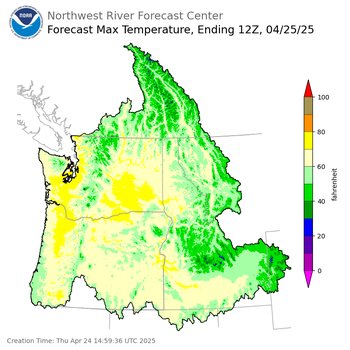 Day 1 Max Temperature Forecast Day 1 Max Temperature Forecast