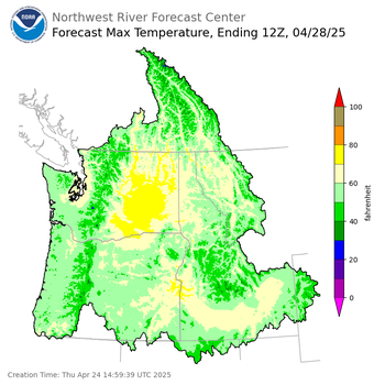 Day 4 Max Temperature Forecast Day 4 Max Temperature Forecast