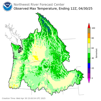 24 Max Temp Observation 24 Max Temp Observation