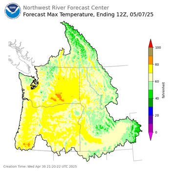 Day 7 Max Temperature Forecast