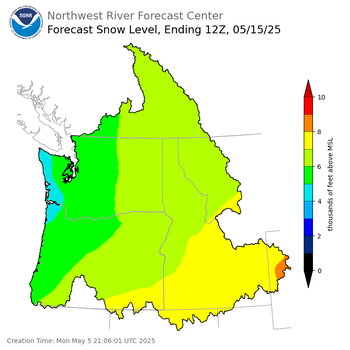 Day 10 Snow Level Forecast (5am) Day 10 Snow Level Forecast (5am)