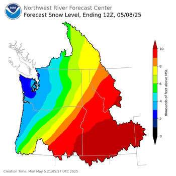 Day 3 Snow Level Forecast (5am) Day 3 Snow Level Forecast (5am)