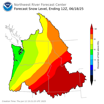Day 6 Snow Level Forecast (5am) Day 6 Snow Level Forecast (5am)