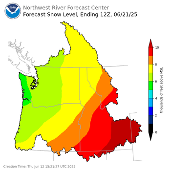 Day 9 Snow Level Forecast (5am) Day 9 Snow Level Forecast (5am)
