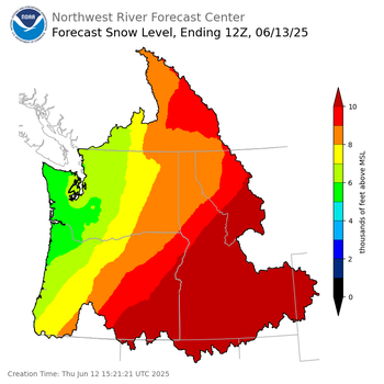 DAY 1 Snow Level Forecast (5am) DAY 1 Snow Level Forecast (5am)